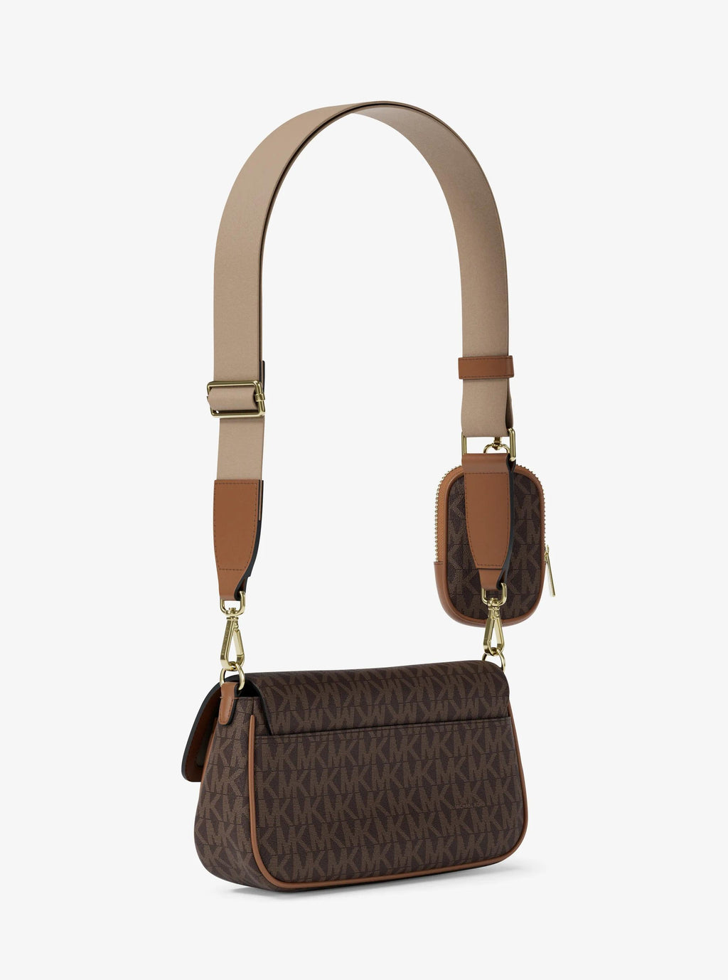 Jet Set Travel Small Signature Logo Crossbody Bag With Pouch