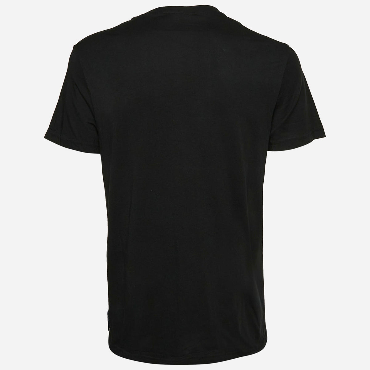 Versace Jeans Couture Black Logo Graphic Jersey Knit T-Shirt