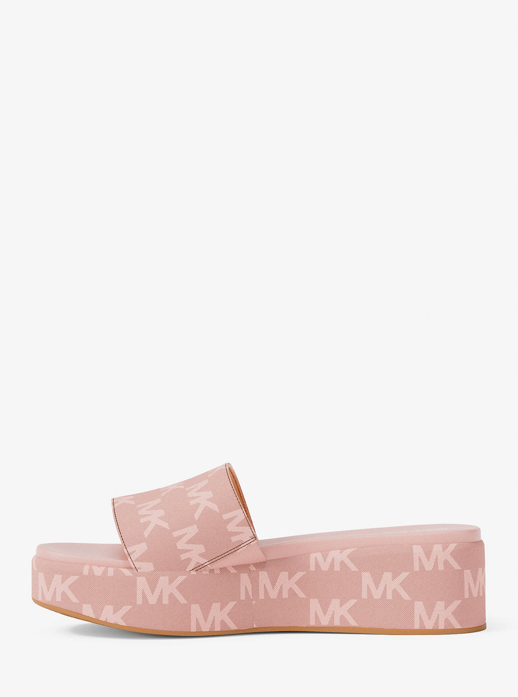 Sadler Logo Jacquard Platform Slide Sandal