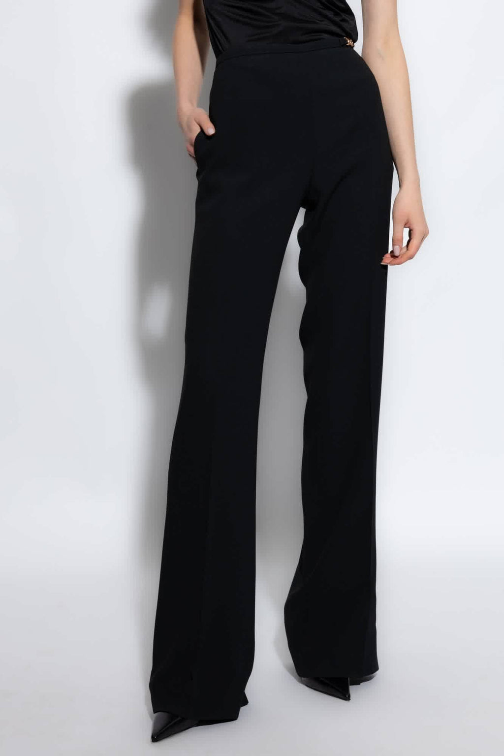 Versace Cady Wide-Leg Pants