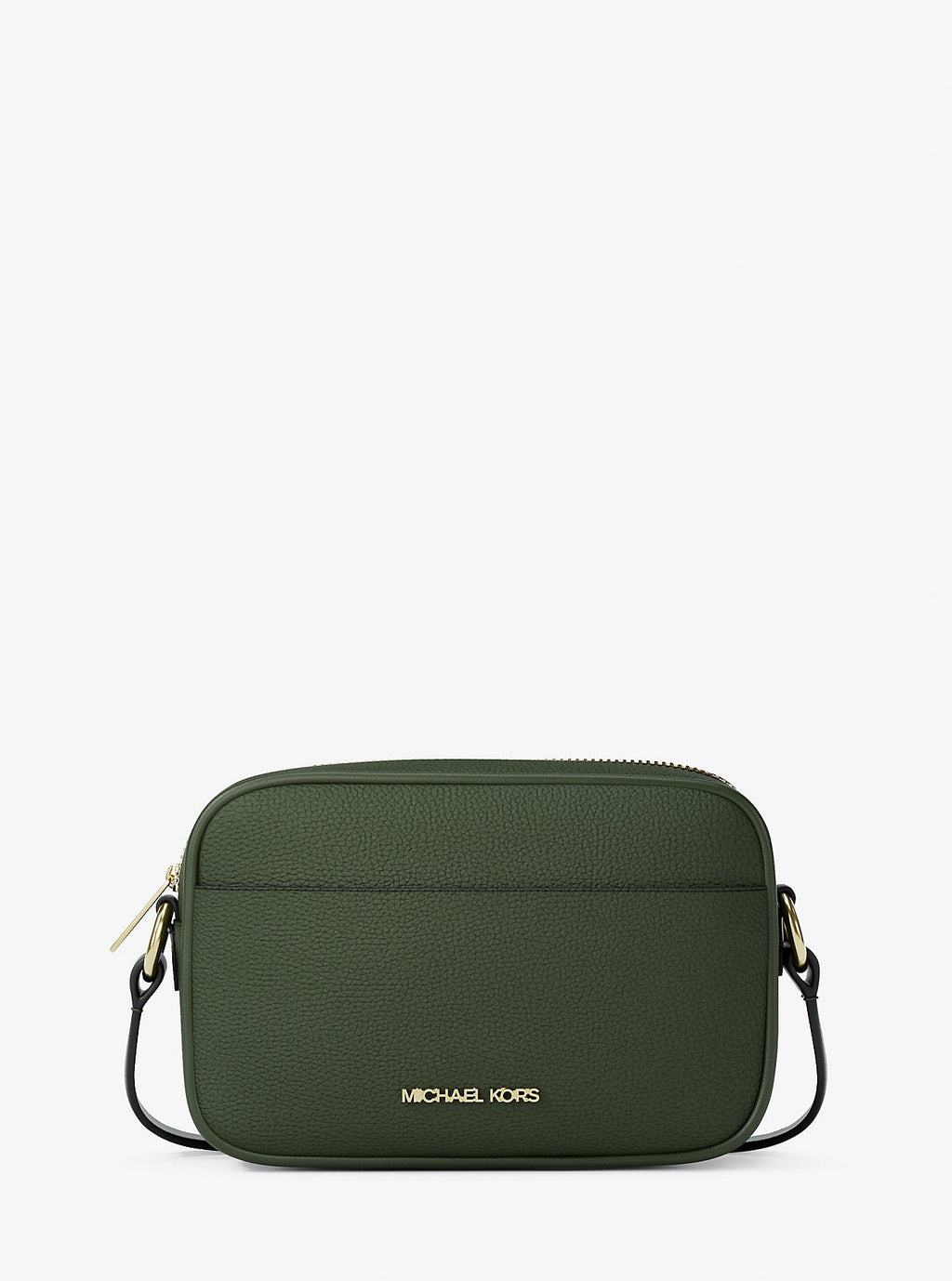 Jet Set Small Pebbled Leather Camera Crossbody Bag