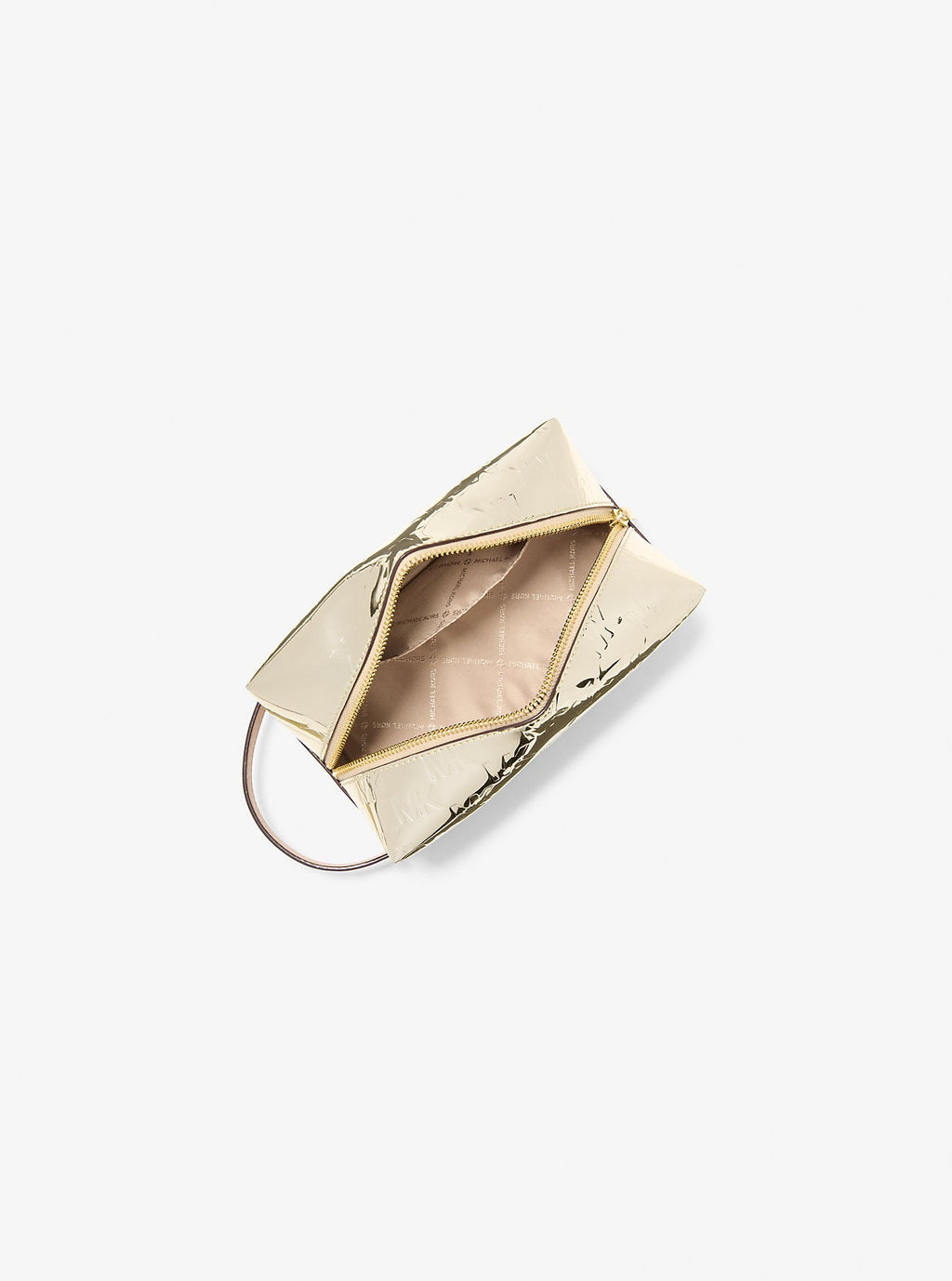 Jet Set Medium Metallic Logo Debossed Travel Kit