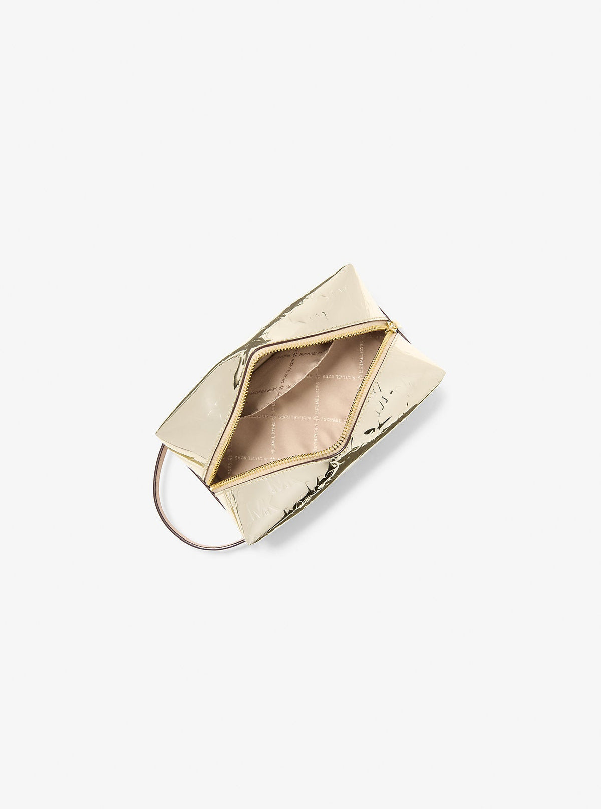 Jet Set Medium Metallic Logo Debossed Travel Kit