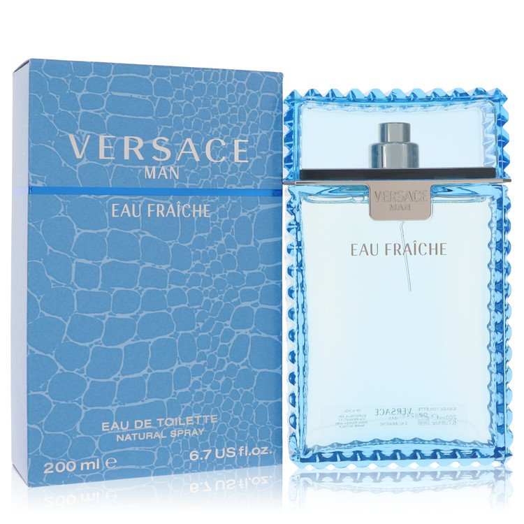 2pcs Combo Versace Man by Versace Eau Fraiche Eau De Toilette Spray (Blue) 6.7 oz Men