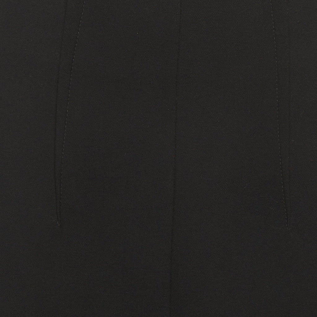 Versace Collection Black Cotton Blend High Rise Shorts