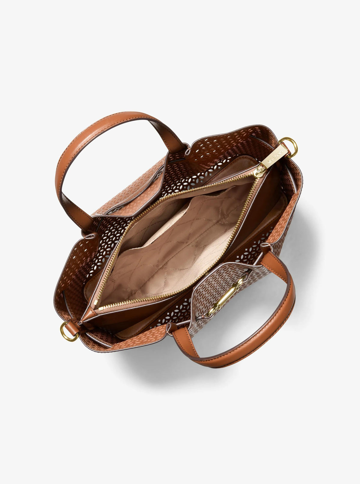 Carson Medium Floral Laser Cut Satchel