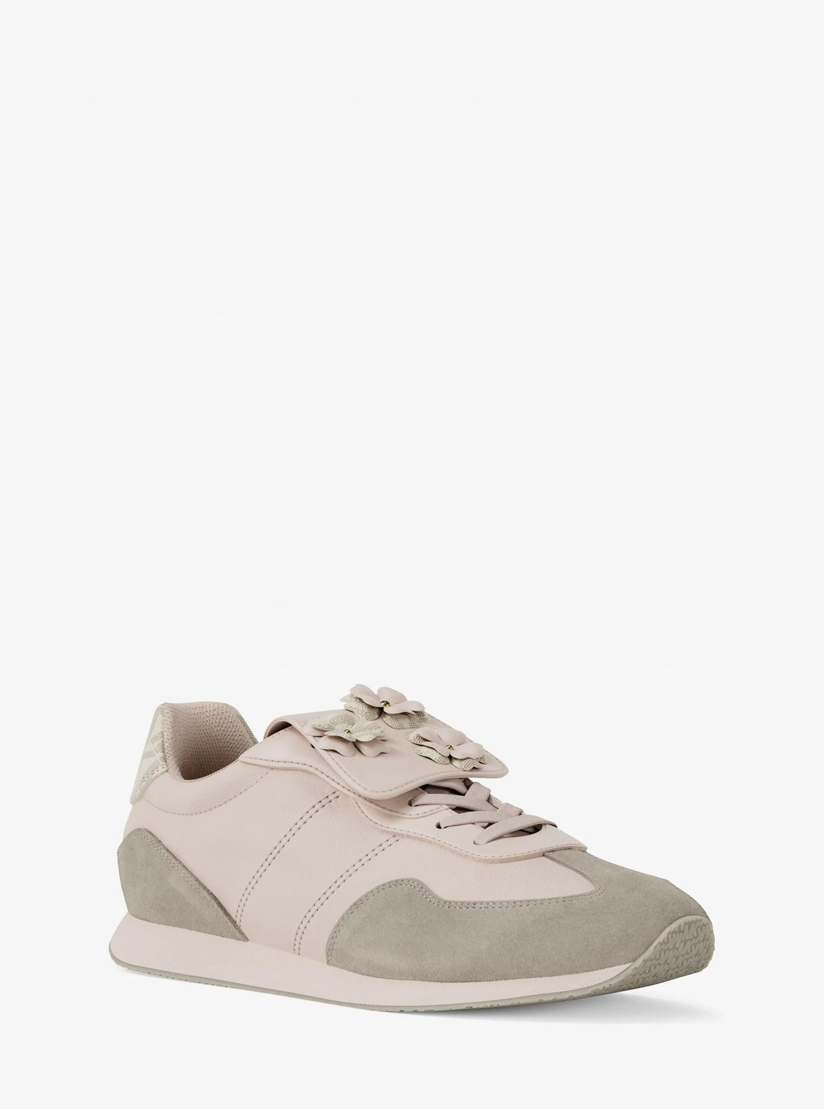 Essex Embellished Mixed-Media Trainer