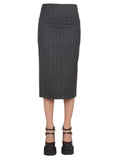 Tailored Black Pencil Skirt