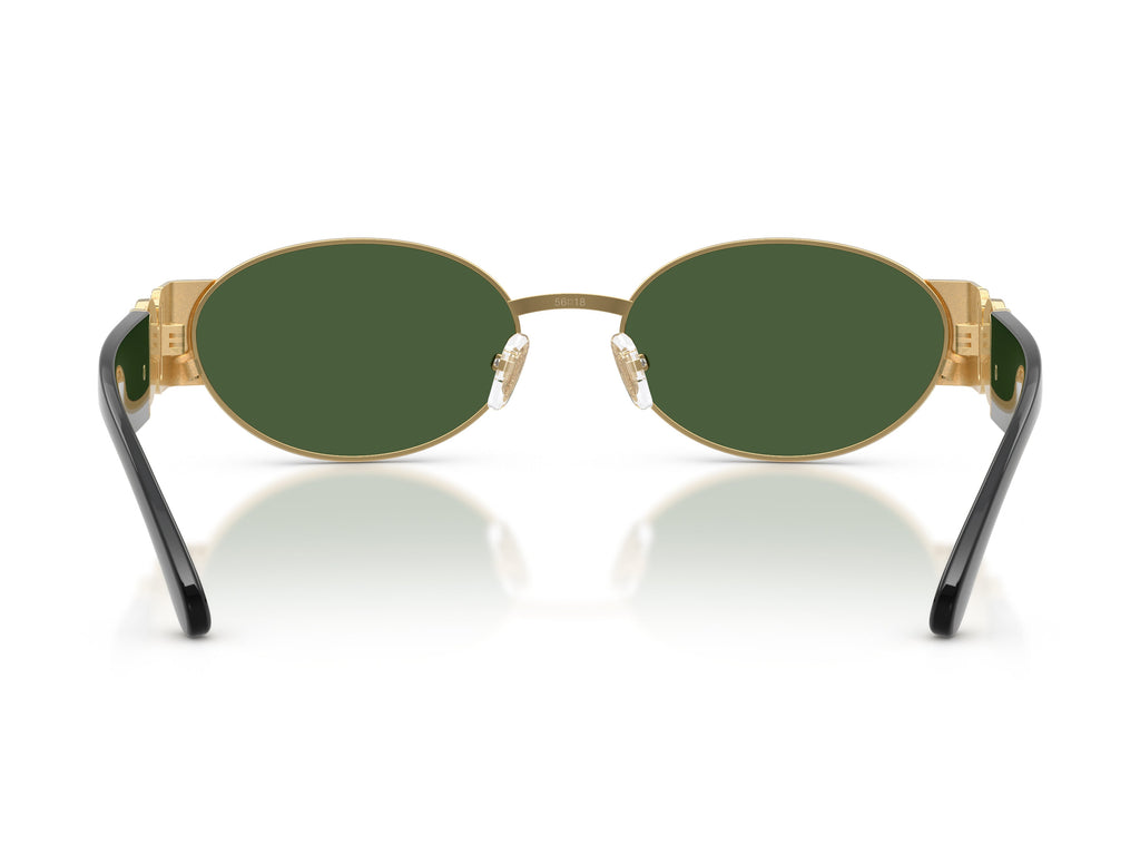 Gold 0ve2299 Metal Round Sunglasses