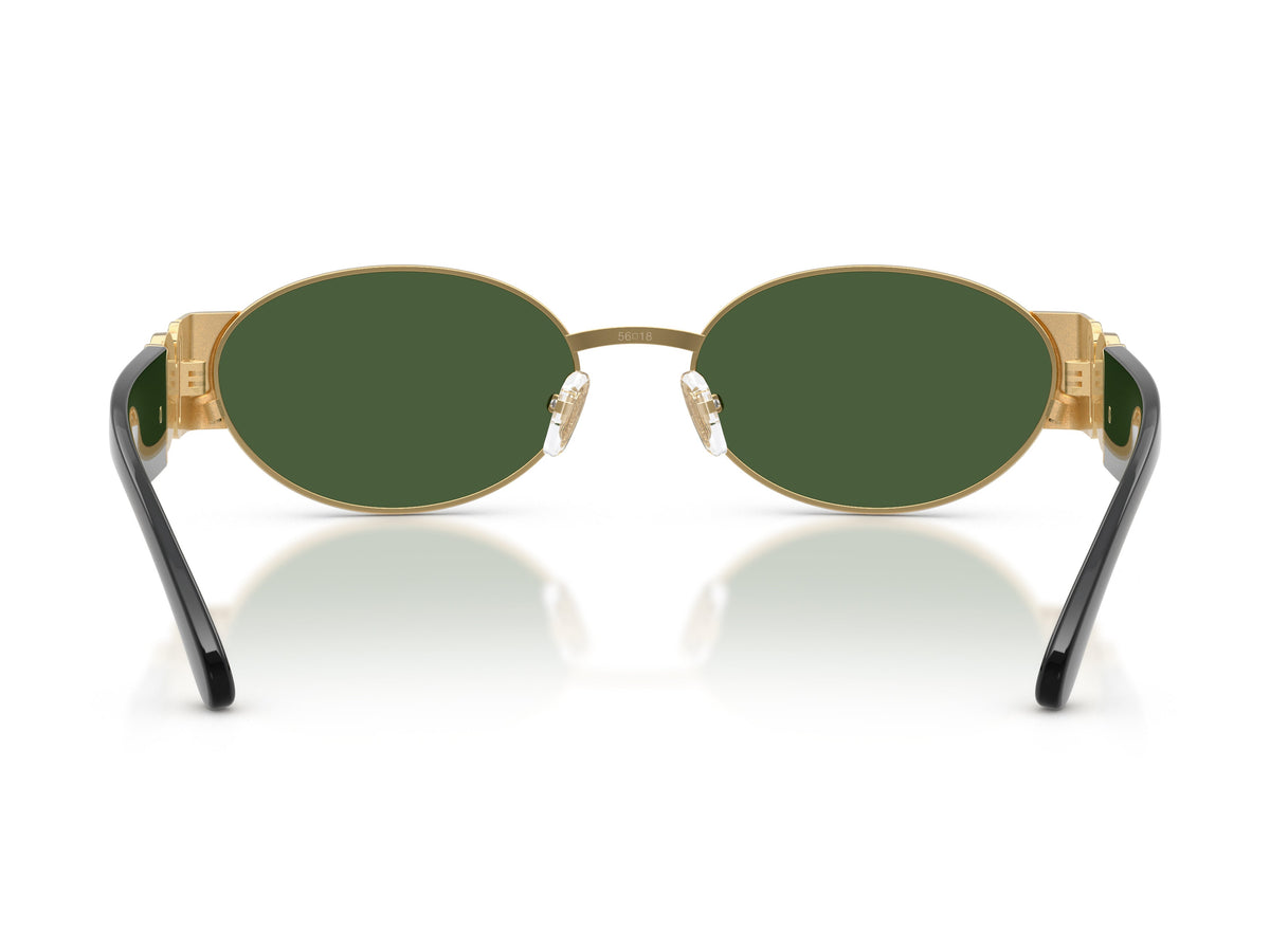 Gold 0ve2299 Metal Round Sunglasses