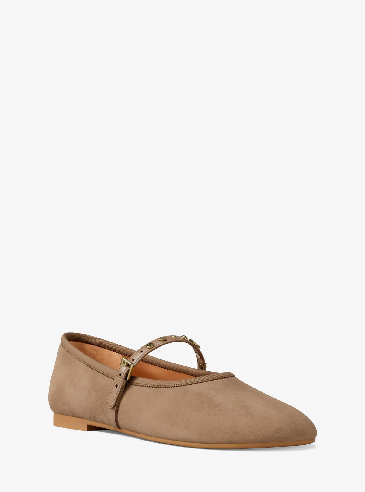 Phoebe Embellished Leather Ballet Flat