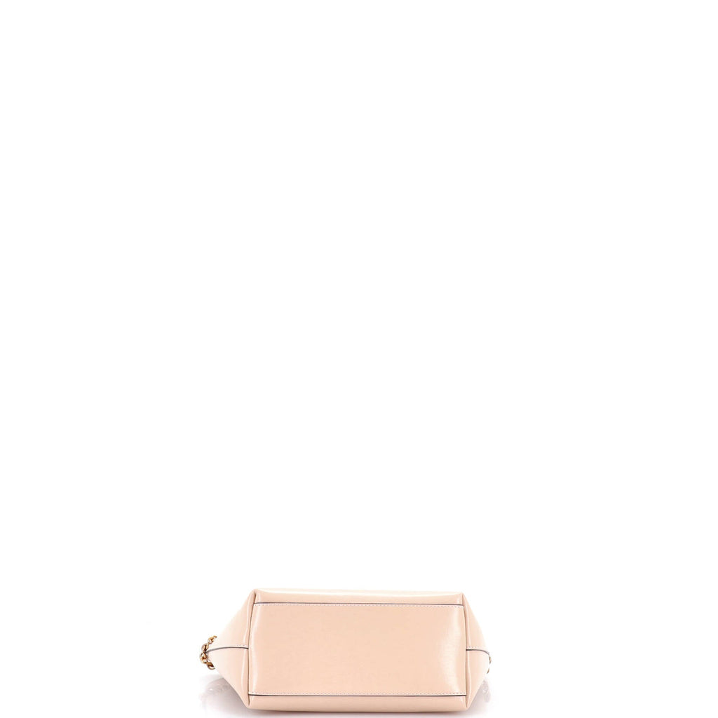 Medusa Icon Chain Tote Leather Small
