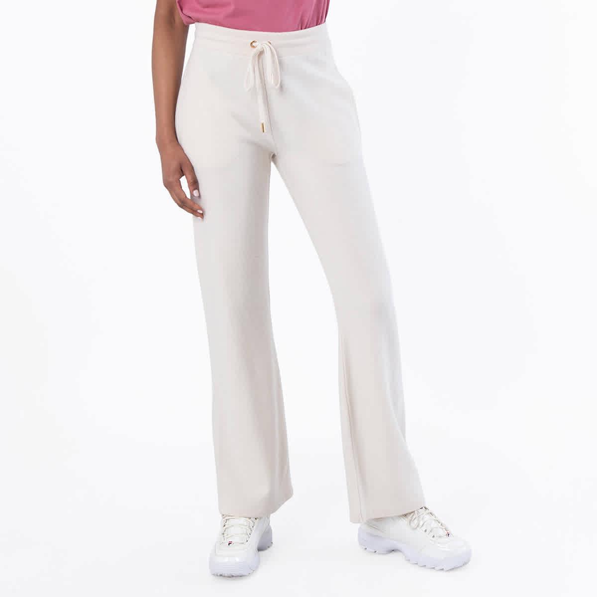 Versace Wool-Blend Flared Towel Pants