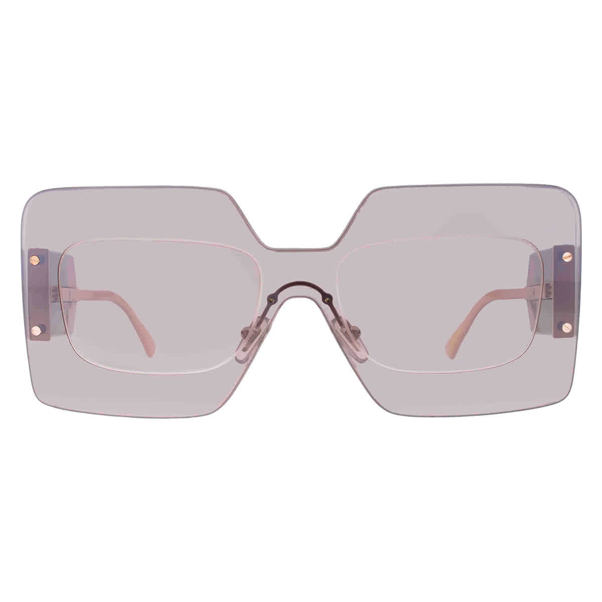 Versace Mirror Silver Shield Ladies Sunglasses VE2277 10026I 142