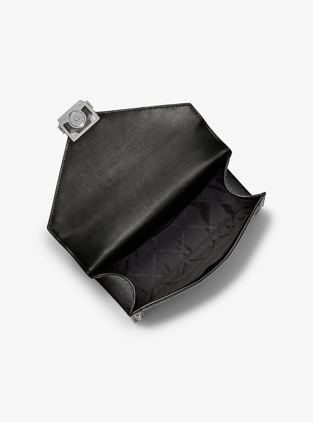 Whitney Medium Signature Logo and Leopard Print Calf Hair Shoulder Bag
