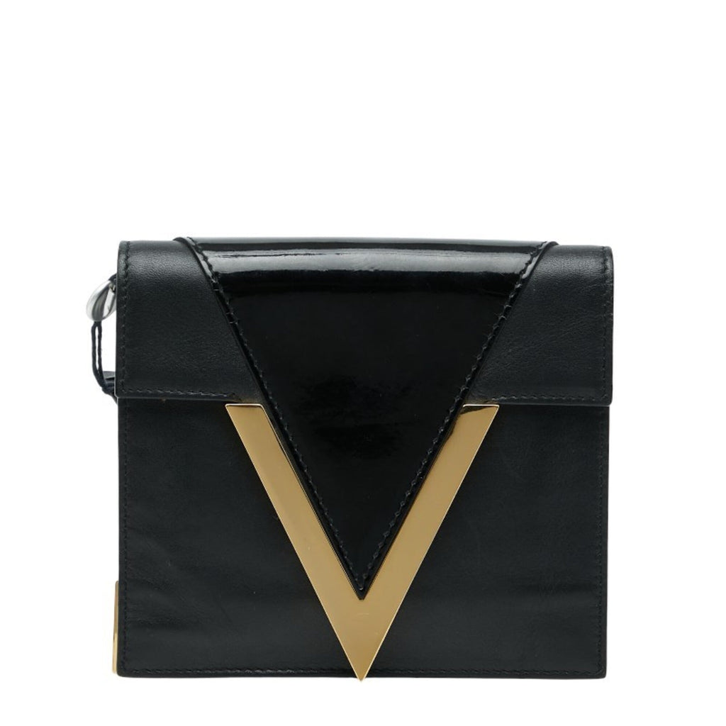 Versace Leather Clutch Bag (Pre-Owned)