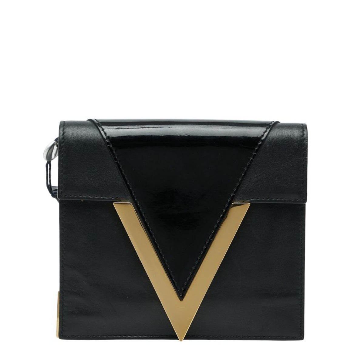 Versace Leather Clutch Bag (Pre-Owned)