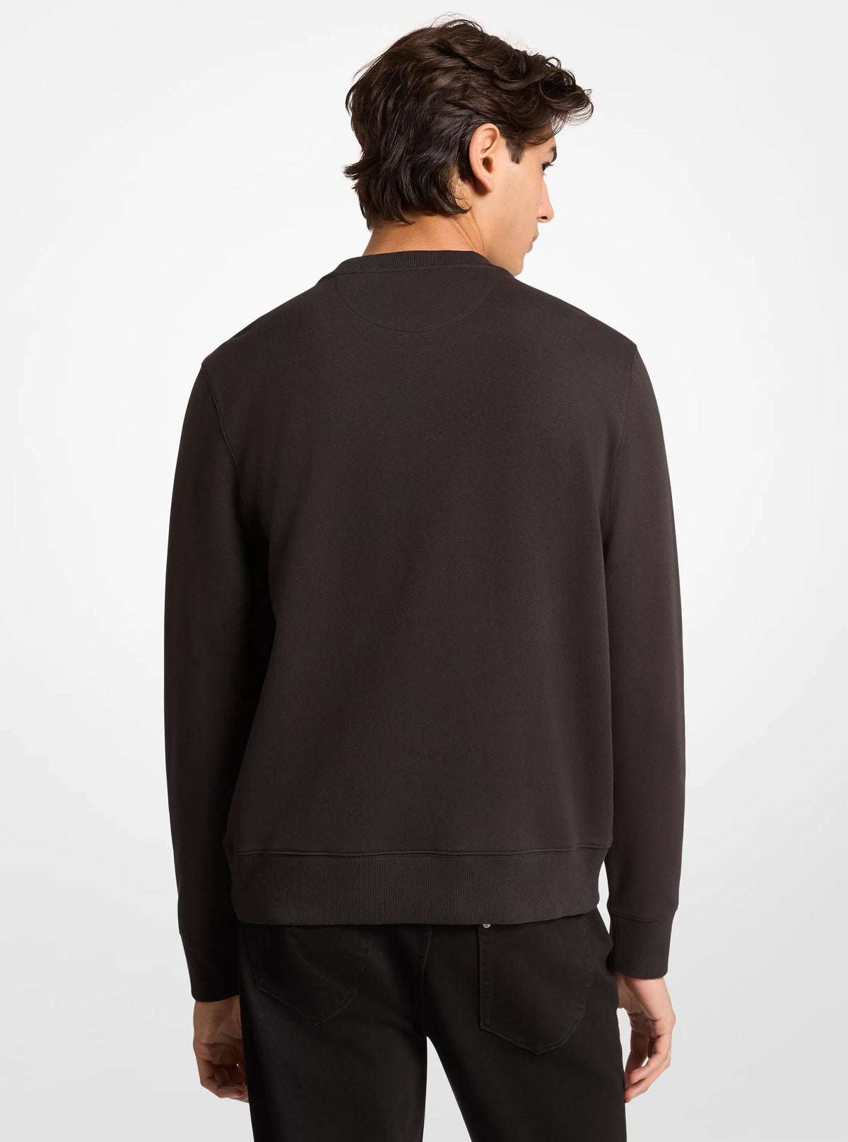 Logo Cotton Blend Crewneck Sweater