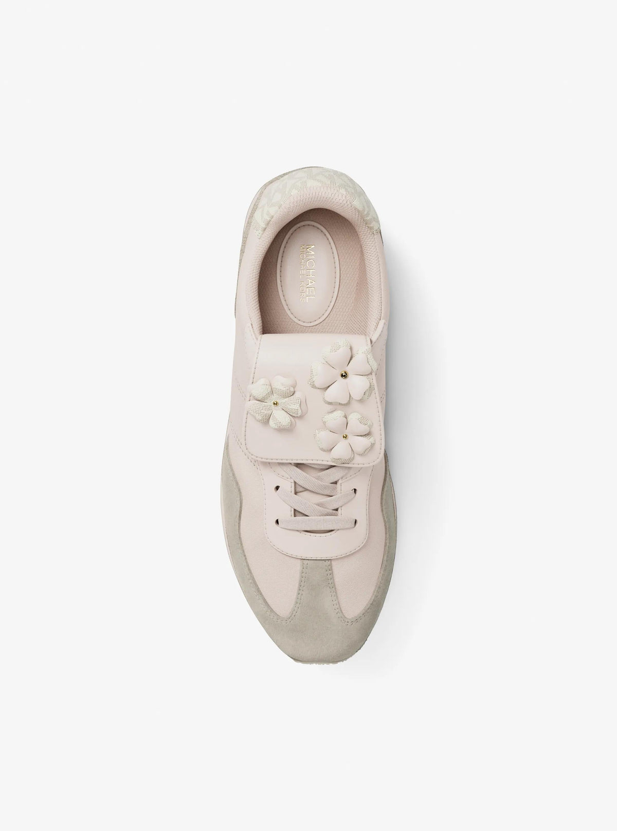 Essex Embellished Mixed-Media Trainer