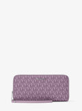 Jet Set Large Signature Logo Continental Wallet