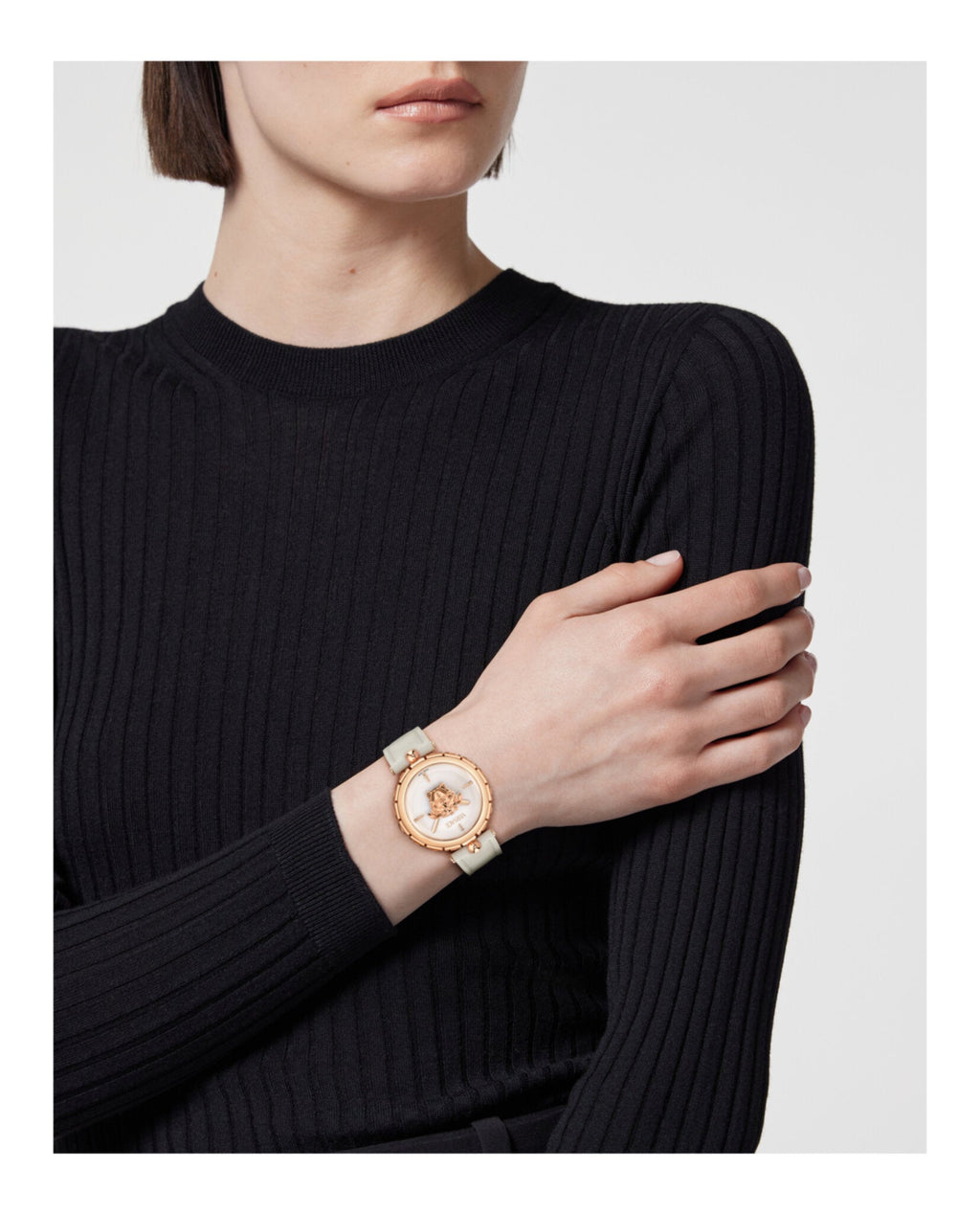 Medusa Jewel Leather Watch