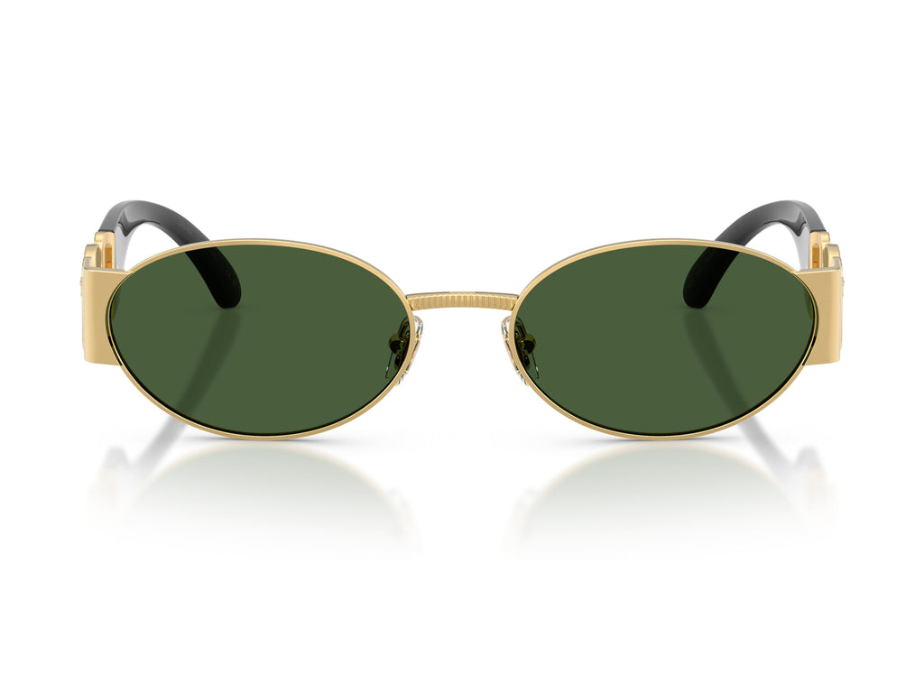 Gold 0ve2299 Metal Round Sunglasses