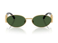 Gold 0ve2299 Metal Round Sunglasses
