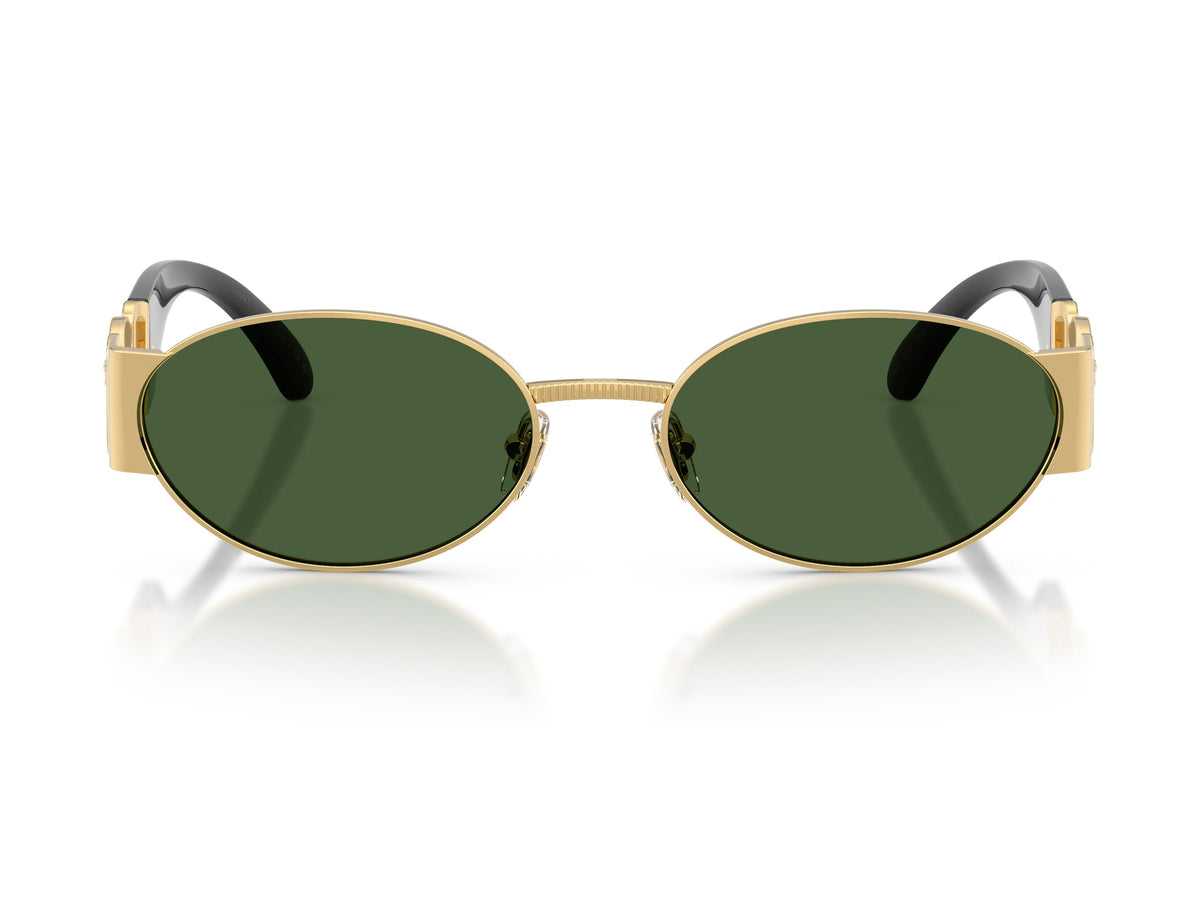 Gold 0ve2299 Metal Round Sunglasses