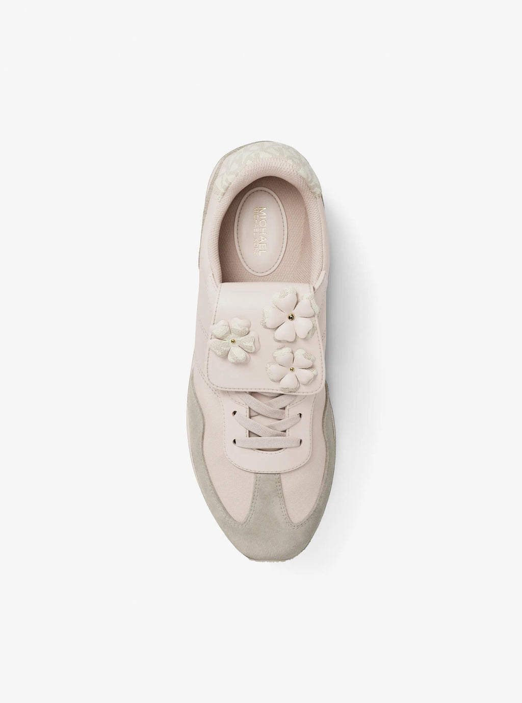 Essex Embellished Mixed-Media Trainer