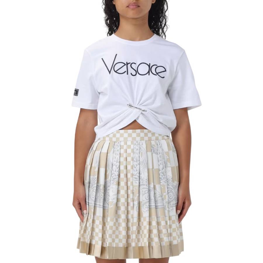 Versace Safety Pin 1978 Logo T-Shirt