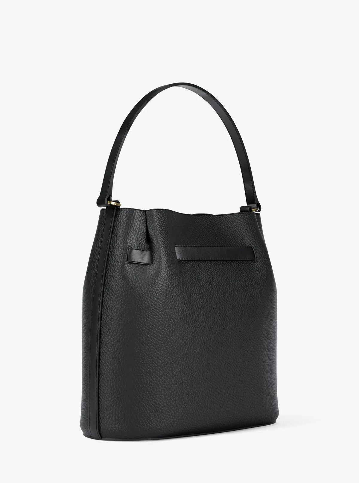 Carson Medium Pebbled Leather Convertible Bucket Crossbody Bag