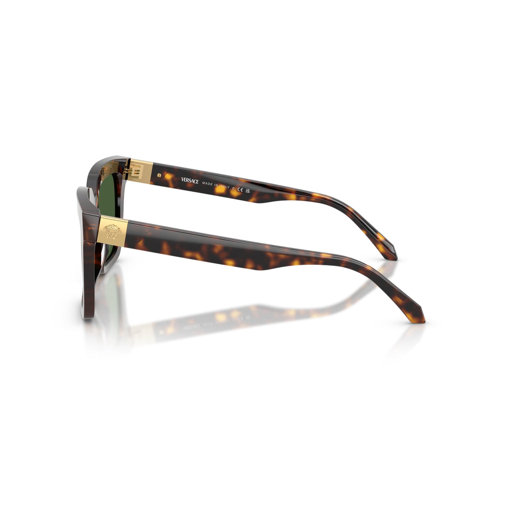0ve4498 Tortoiseshell Square Frame Sunglasses