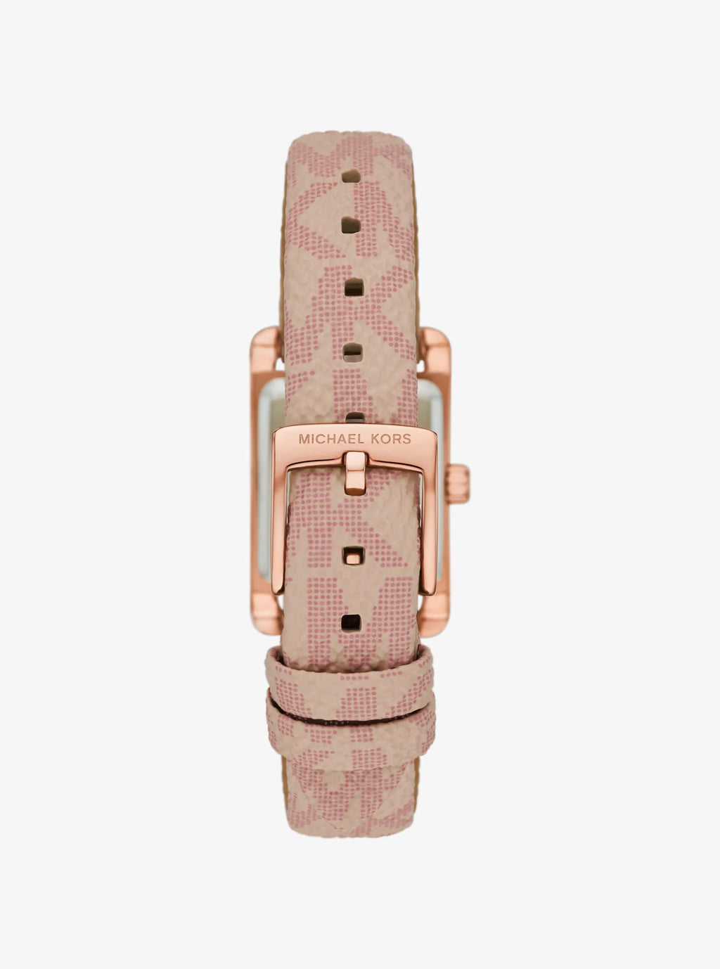 Petite Monroe Rose Gold-Tone and Logo Strap Watch