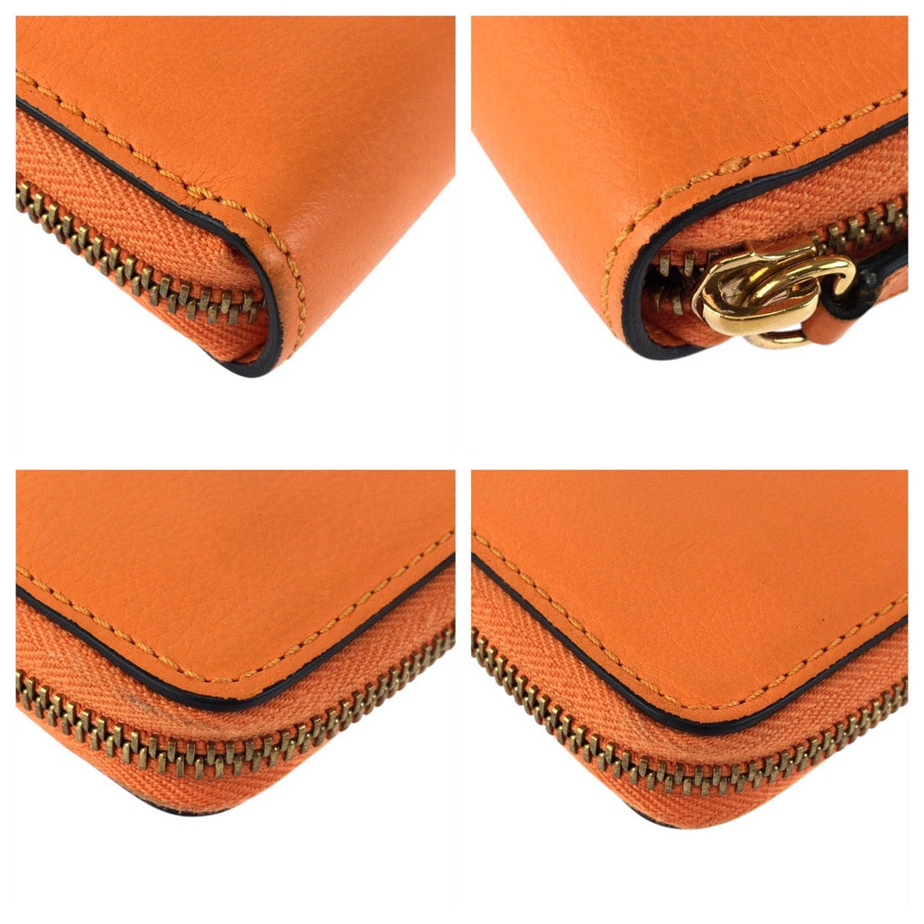 Versace Medusa Leather Zip-Around Wallet