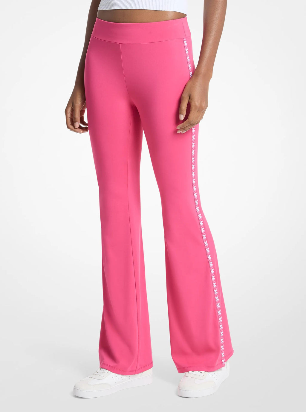 Logo Tape Flared Leggings