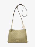 Christina Small Signature Logo Crossbody Bag