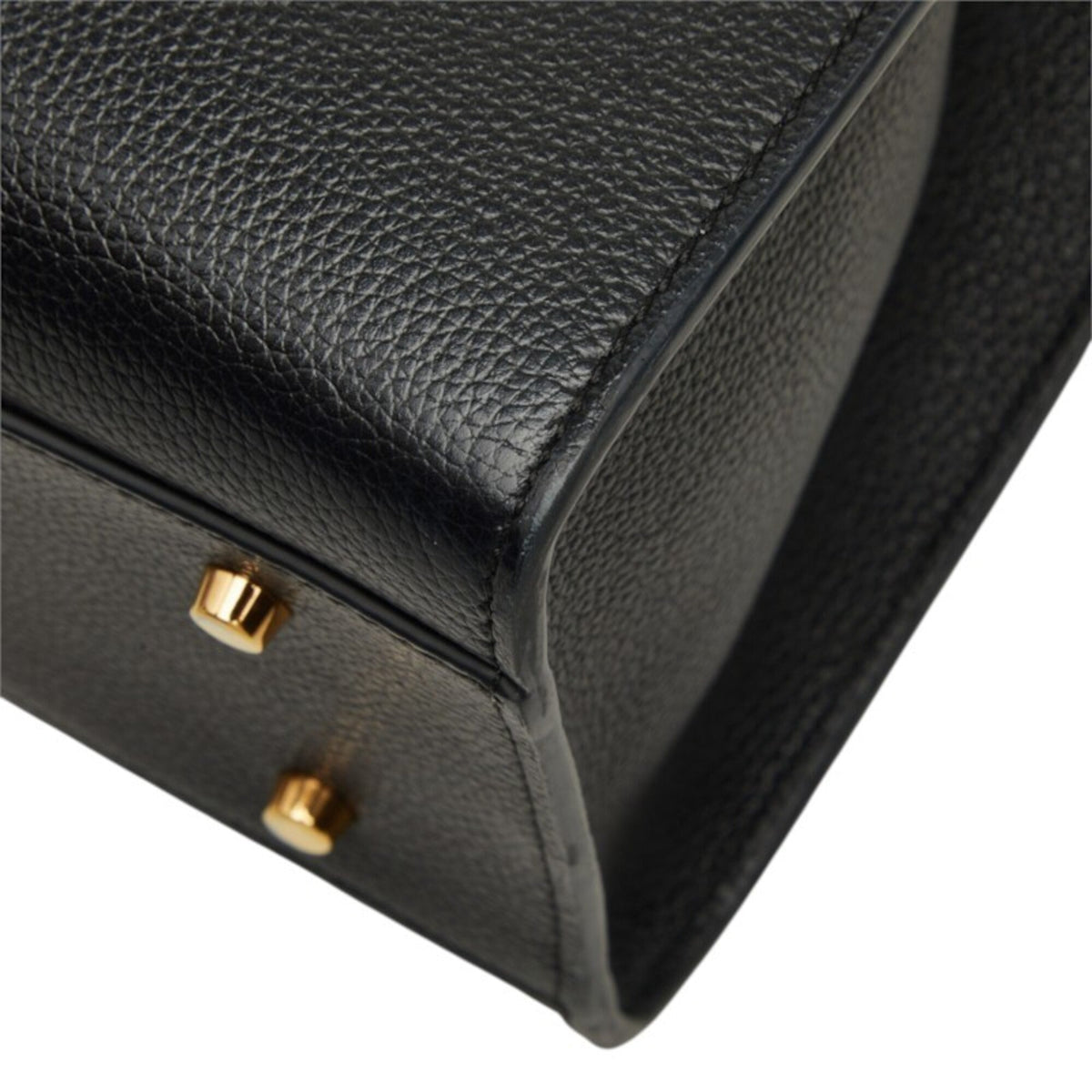 Versace Leather Handbag Shoulder Bag (Pre-Owned)