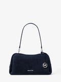 Cecily Medium Suede Shoulder Bag