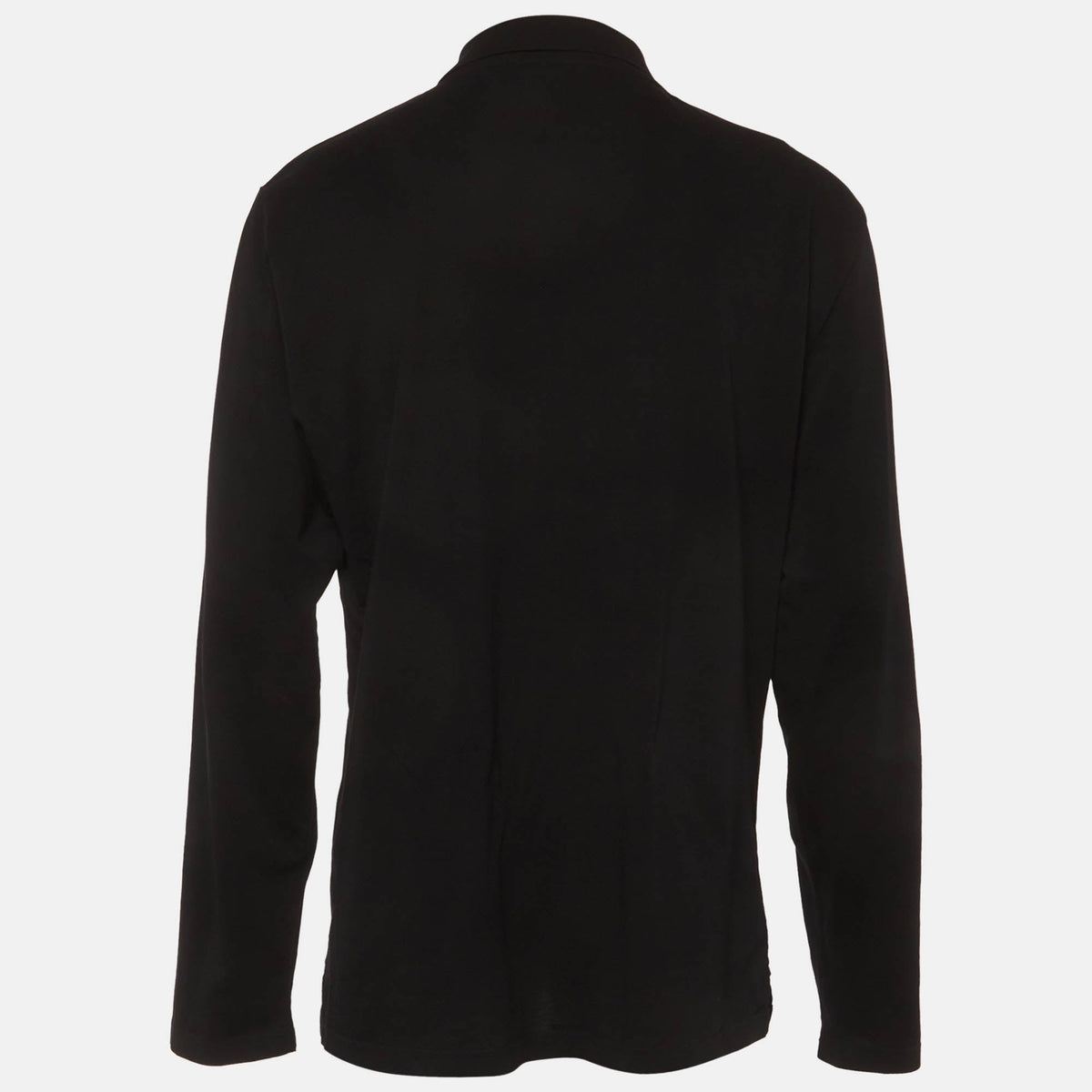 Versace Jeans Black Logo Tiger Graphic Jersey Polo Shirt