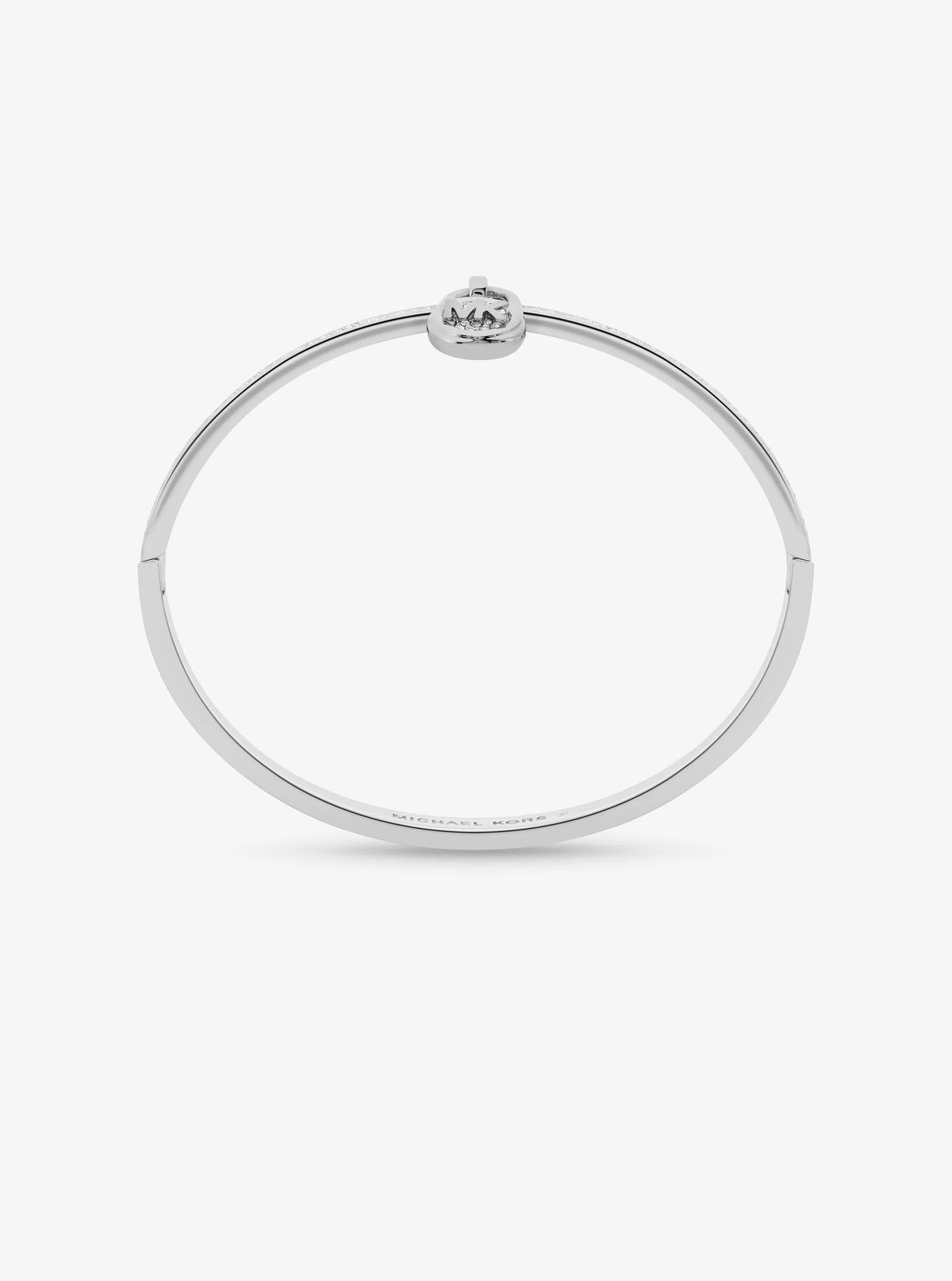 Pavé Logo Padlock Bangle