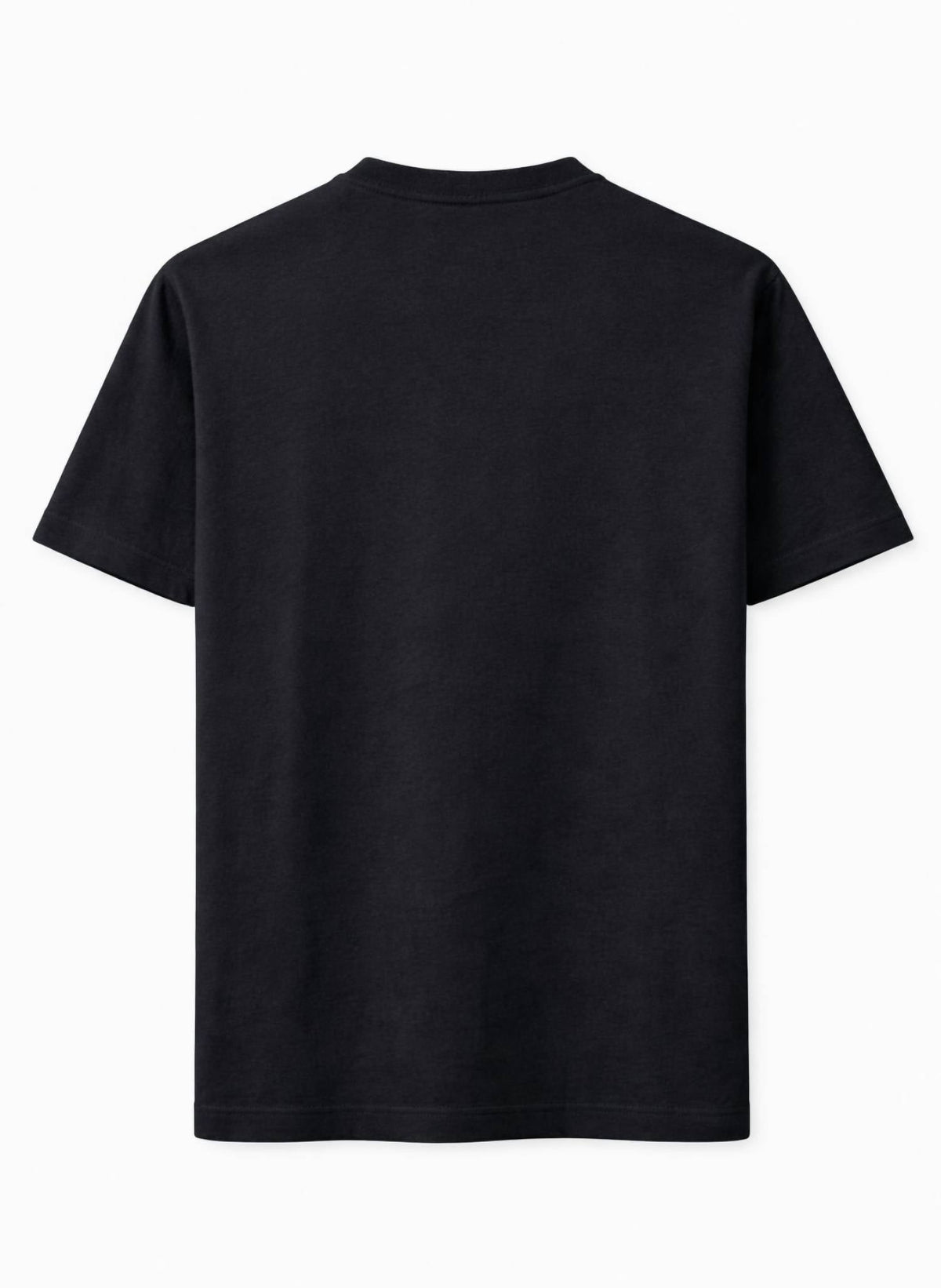 Medusa Print Cotton Tee In Black/gold