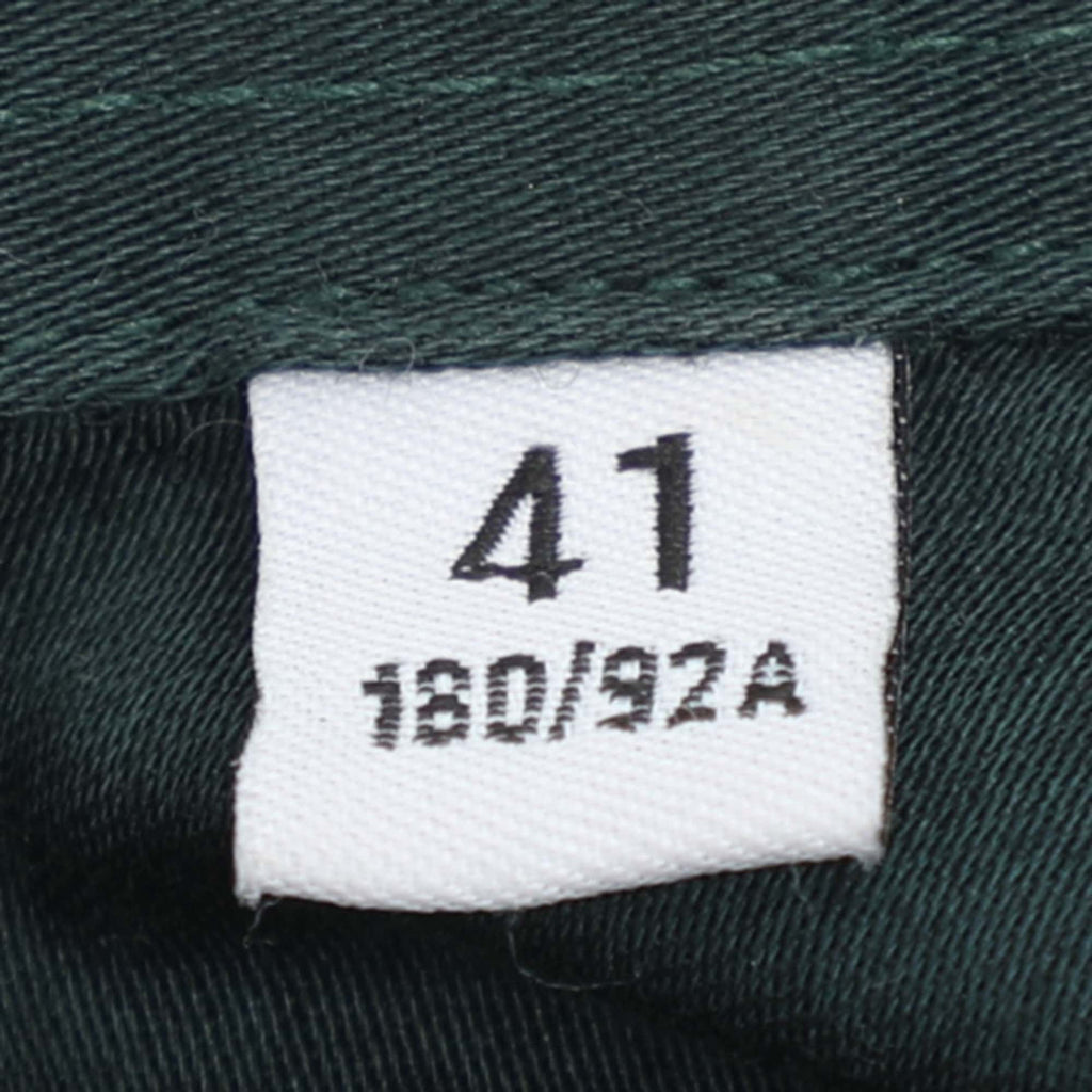 Versace Collection Green Stretch Cotton Printed Collar Shirt