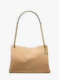 Christina Medium Suede Messenger Bag