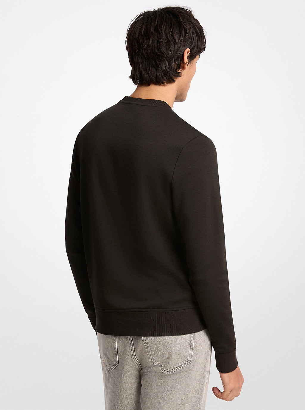 Ombré Logo Cotton Blend Sweater