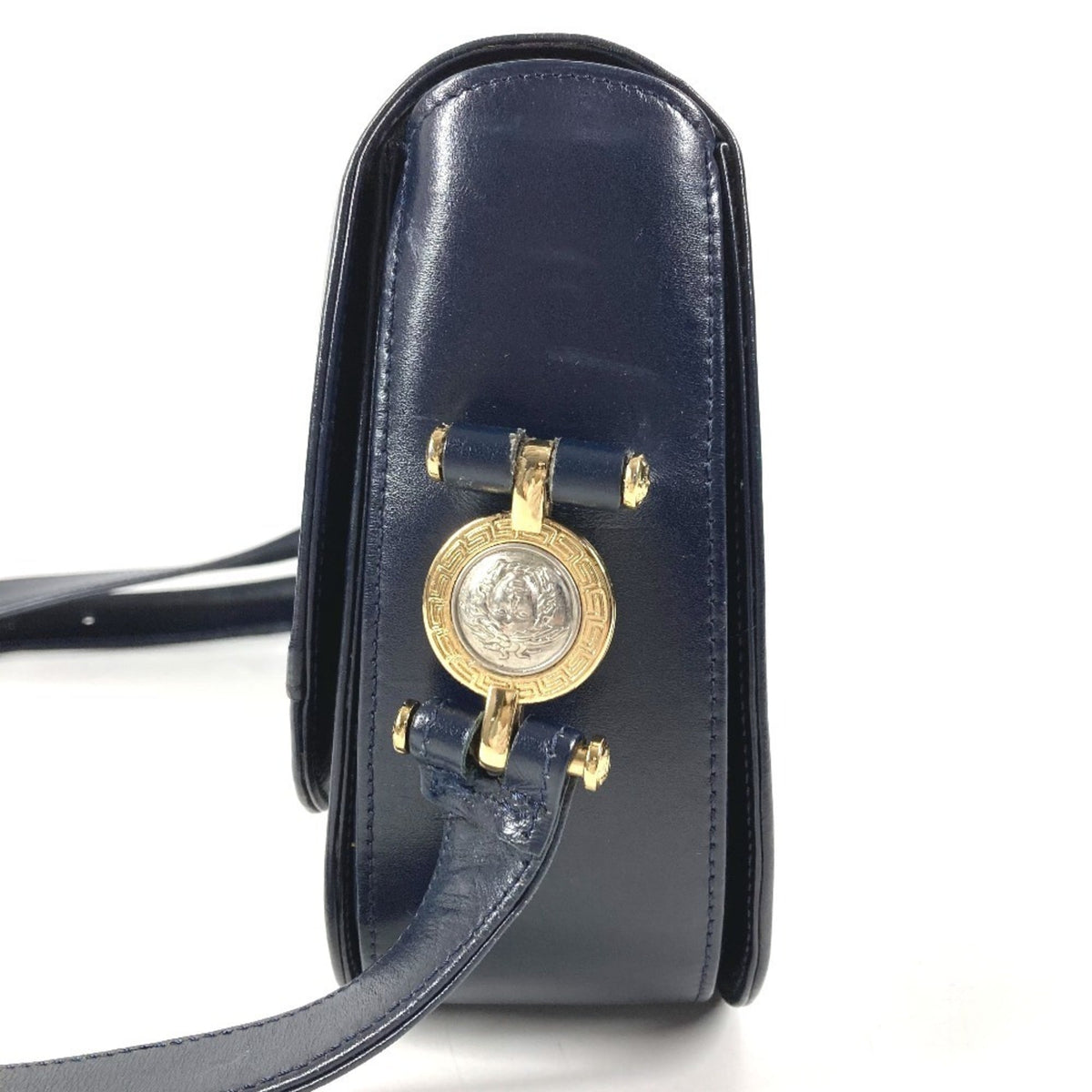 Versace Leather Shoulder Bag (Pre-Owned)