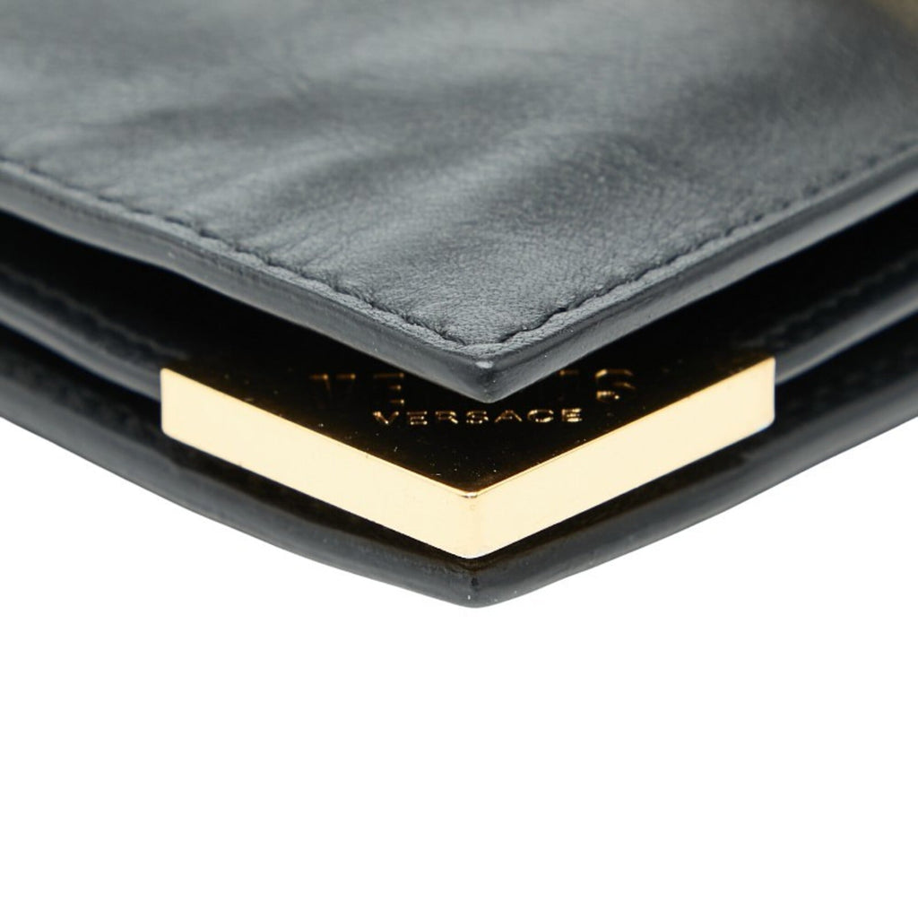 Versace Leather Clutch Bag (Pre-Owned)