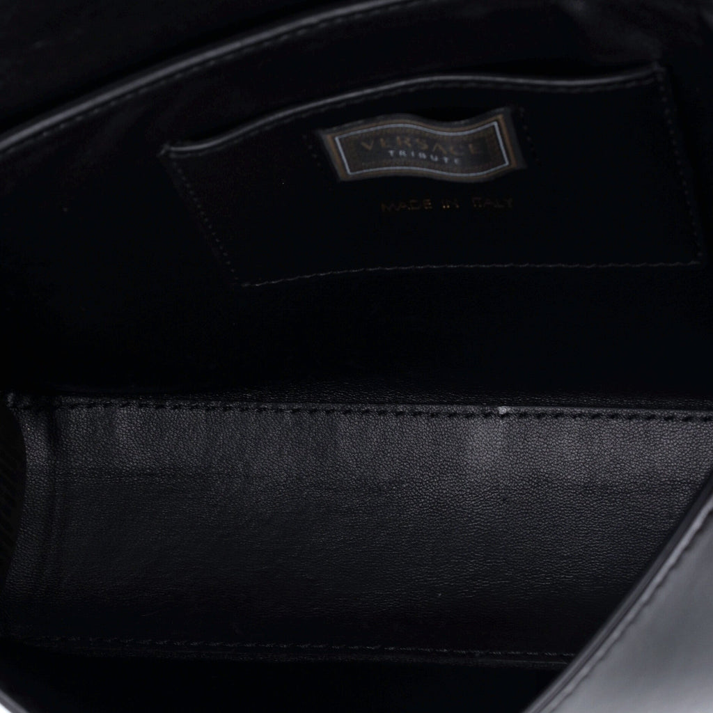 Medusa Padlock Icon Flap Bag Printed Leather Medium