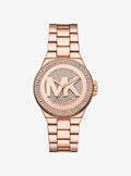 Lennox Pavé Rose Gold-Tone Watch