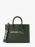Mirella Medium Pebbled Leather Tote Bag