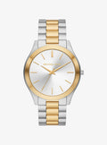 Oversized Aspyn Two-Tone Watch